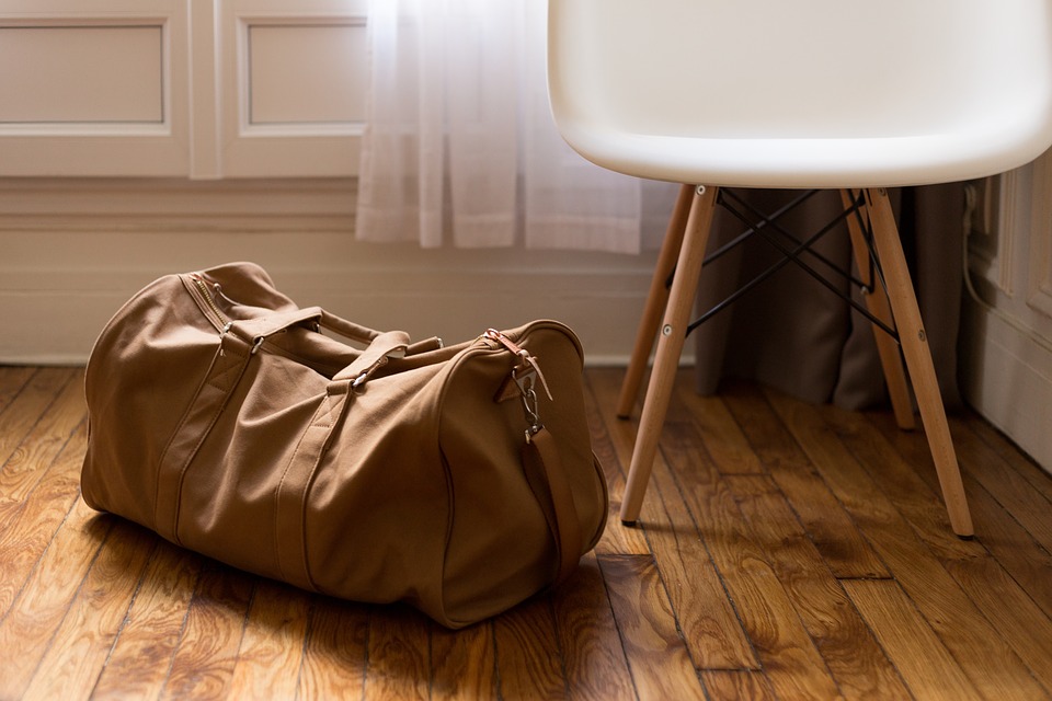 brown simple bag