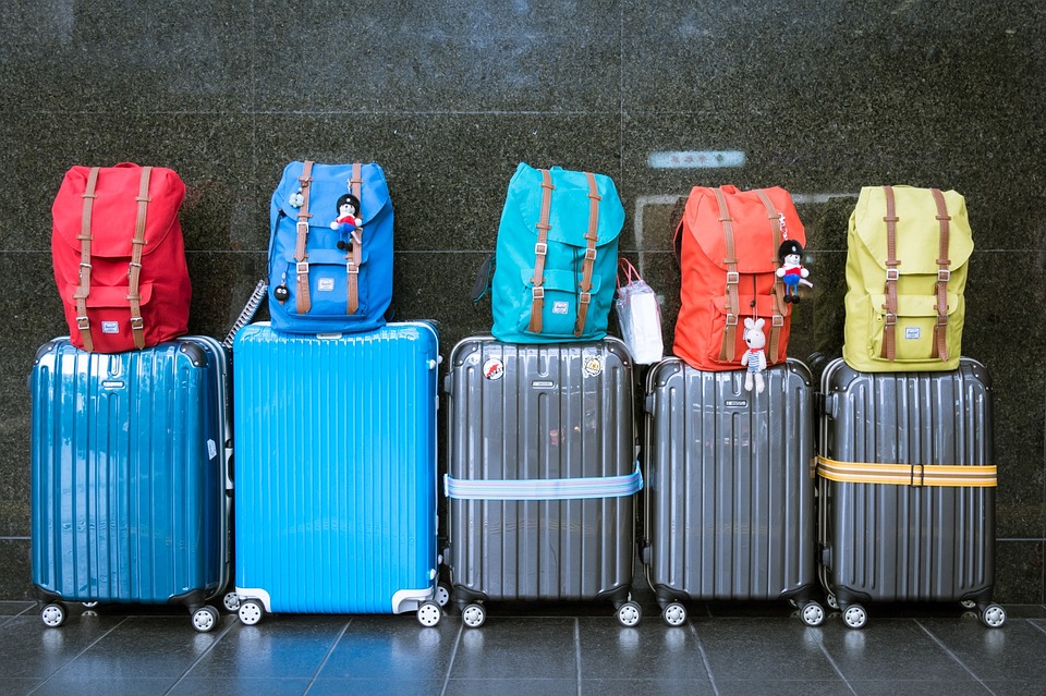 assorted luggage