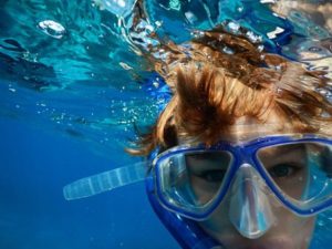 snorkeling underwater